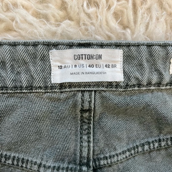 Cotton On | Green Long Straight Jean | Like New ! - Picture 4 of 7